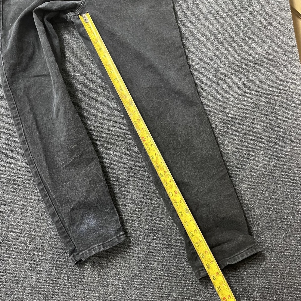 Vintage 90s Levi's 912 Jeans Kids 14‎ Slim Fit Black Tapered Leg Denim USA - Picture 9 of 11